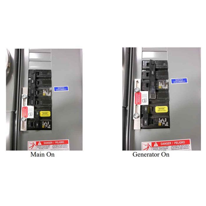 GenInterlock SD-200SA Generator Interlock Kit Breaker Panel 150/200 Amp Panels Square D Meter Main Homeline