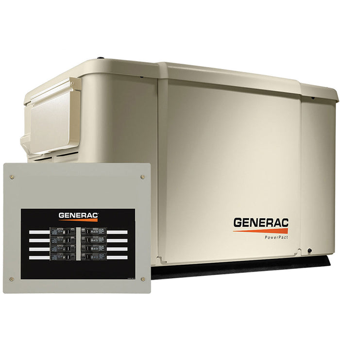 Generac 69981 7.5kW Home Standby Generator System 50-amp 8-circuit ATS