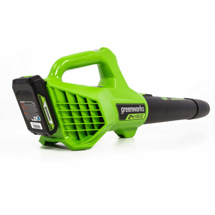 GreenWorks Commercial 24B315 24V 315 CFM Cordless Brushless Leaf Blower Kit