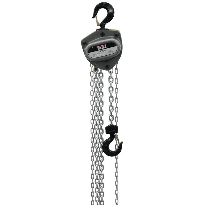 JET L100-200WO-20 2 Ton Chain Lever Hoist w/ 20' Lift Overload Protection