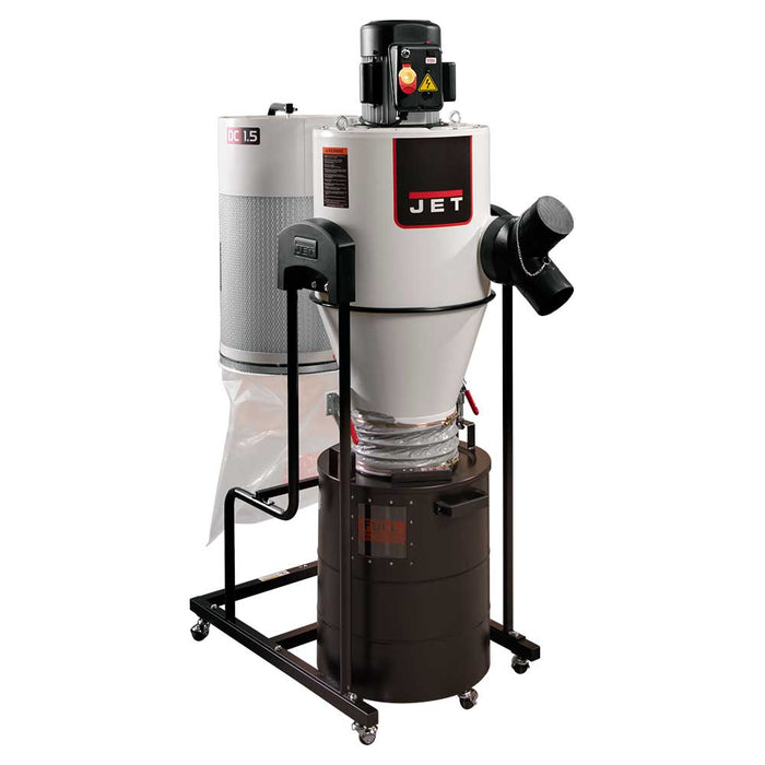 Jet 717515 JCDC-1.5 115-Volt 1.5-Hp Single Phase Cyclone Dust Collector