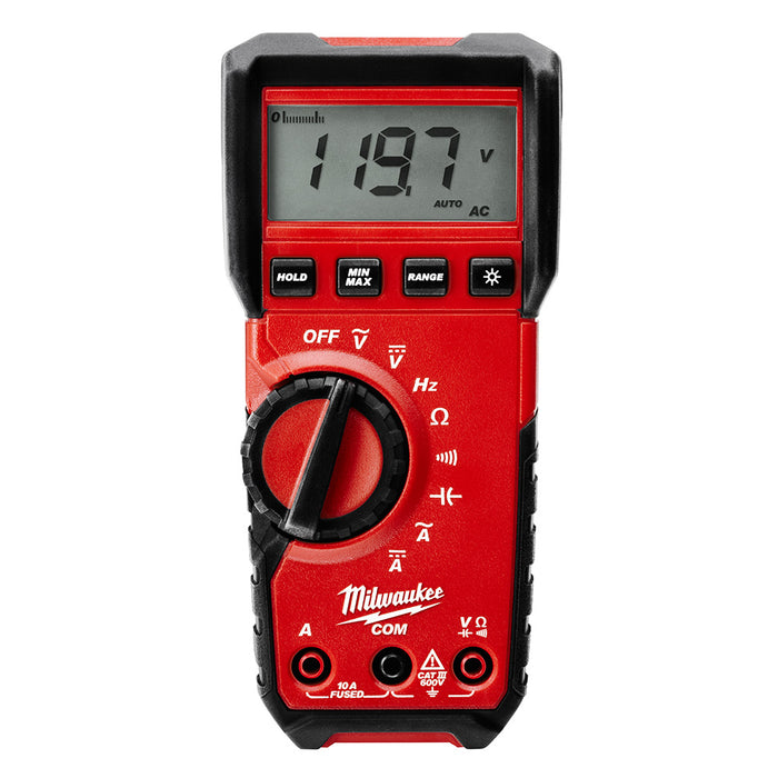 Milwaukee 2216-20 600V Professional Auto Voltage/Continuity Digital Multimeter
