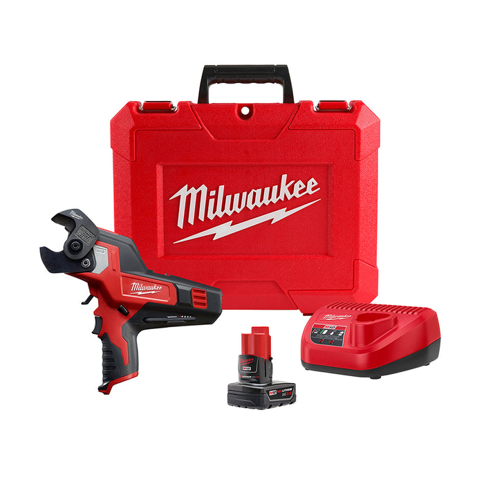 Milwaukee 2472-21XC M12 12V 600 Mcm Cable Cutter Kit