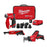 Milwaukee 2505-22RS M12 FUEL 12V Installation Kit w/ 3/8 Ratchet and HACKZALL