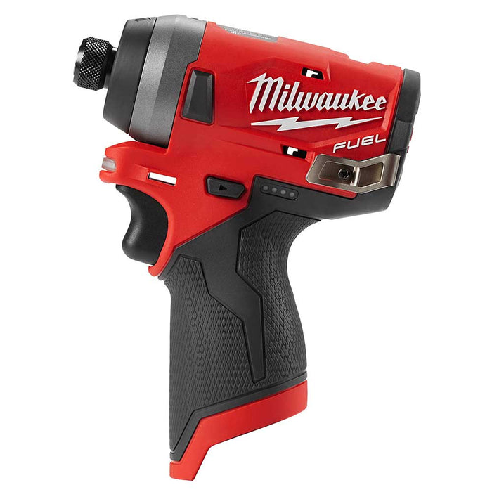 Milwaukee 2553-80 M12 12V 1/4" FUEL Hex Impact Driver - Bare Tool Reconditioned