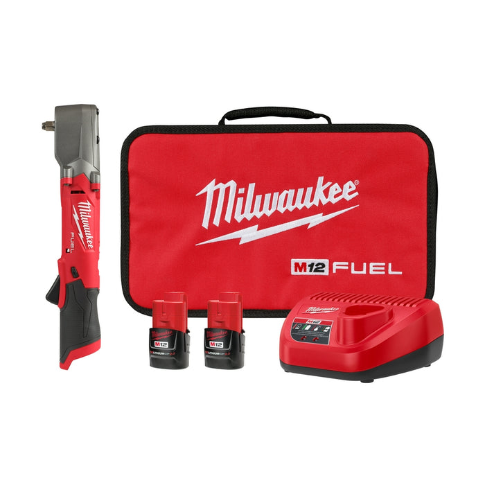 Milwaukee 2564-22 M12 FUEL 12V 3/8" Cordless Right Angle Impact Wrench Kit