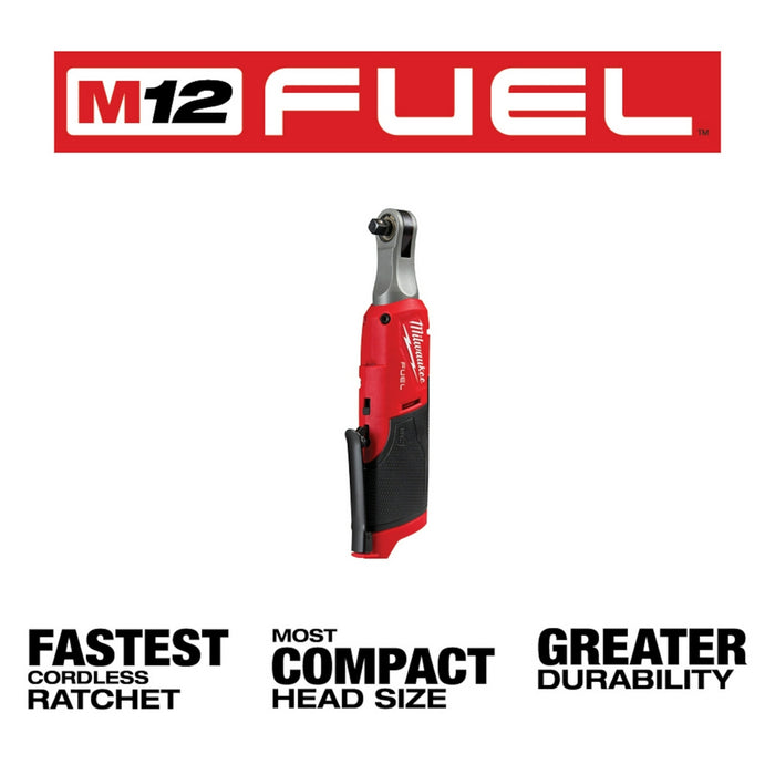 Milwaukee 2567-20 M12 FUEL 12V 3/8" Brushless High Speed Ratchet - Bare Tool