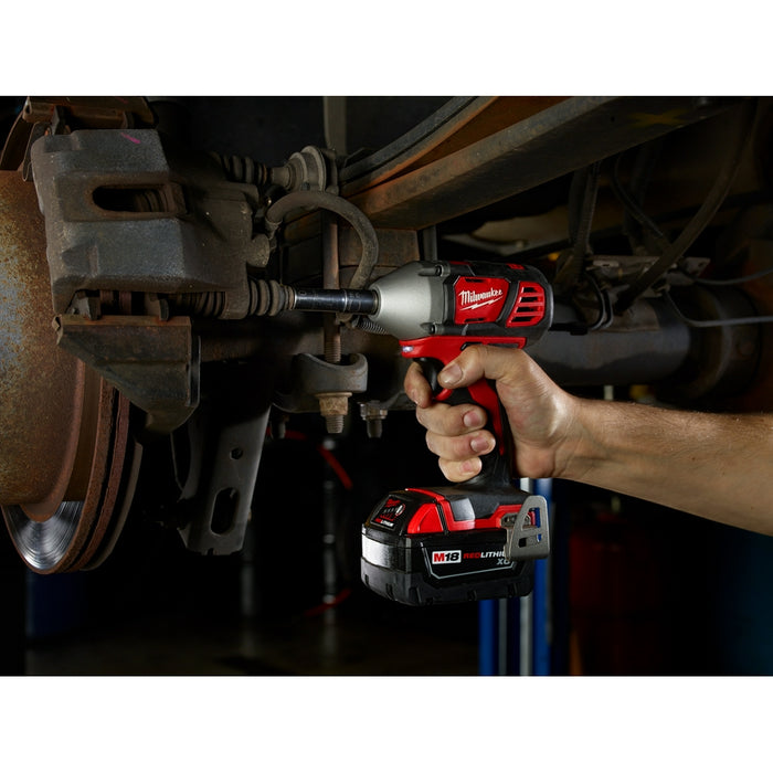 Milwaukee 2658-20 M18 18V 3/8-Inch Impact Wrench w/ Belt Clip - Bare Tool