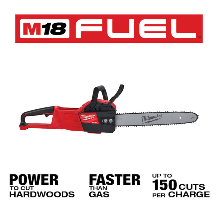 Milwaukee 2727-20 M18 FUEL 18V 16-Inch Cordless Chainsaw - Bare Tool