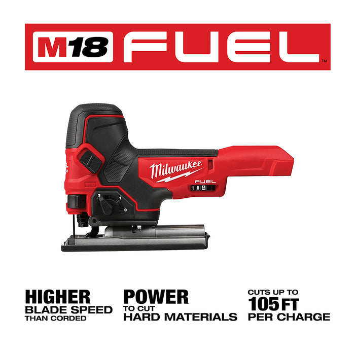 Milwaukee 2737B-20 M18 FUEL 18V Cordless Barrel Grip Jig Saw - Bare Tool
