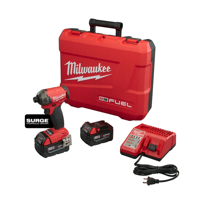 Milwaukee 2760-22 M18 FUEL 18V 1/4 in. Hex Hydraulic Impact Driver Tool Kit
