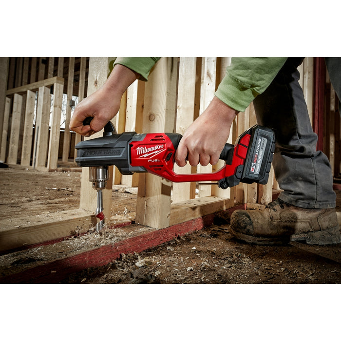 Milwaukee 2807-20 M18 FUEL 18V 12" HOLE HAWG Right Angle Drill -Bare Tool