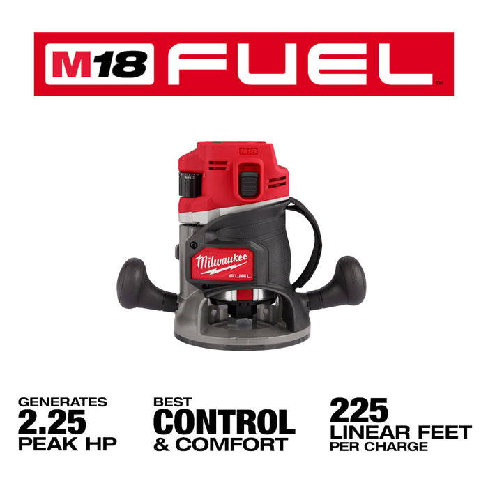 Milwaukee 2838-20 M18 FUEL 18V 1/2" Cordless Lithium-Ion Router - Bare Tool
