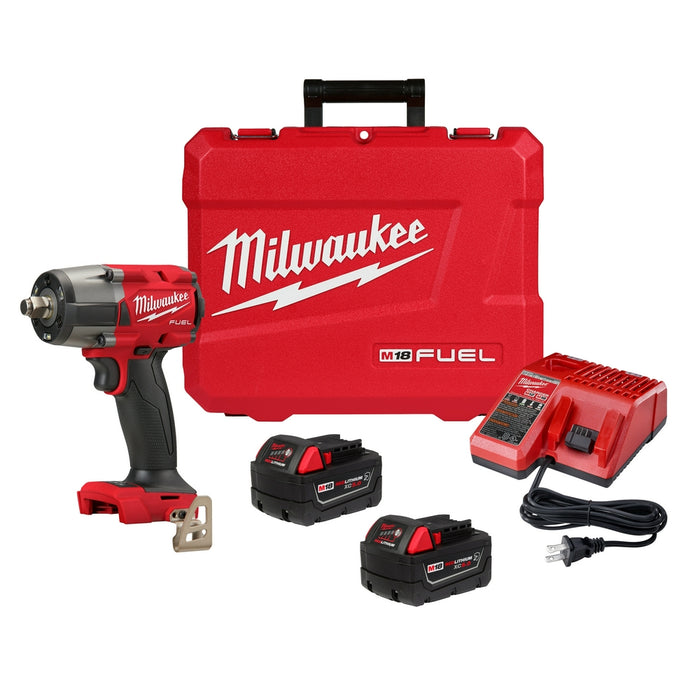 Milwaukee 2962-22R M18 FUEL 18V 1/2" Mid-Torque Impact Wrench w/ Ring Kit