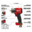 Milwaukee 2962P-20 M18 FUEL 1/2" Mid-Torque Impact Wrench w/Pin Detent-Bare Tool