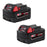 Milwaukee 3697 M18 FUEL 18V 4 Cordless Tool Battery Kit w/ 3 Packout Tool Boxes
