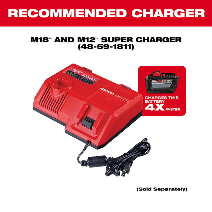 Milwaukee 48-11-1812 M18 FUEL 18V 12.0-Amp Lithium-Ion High Output Battery Pack