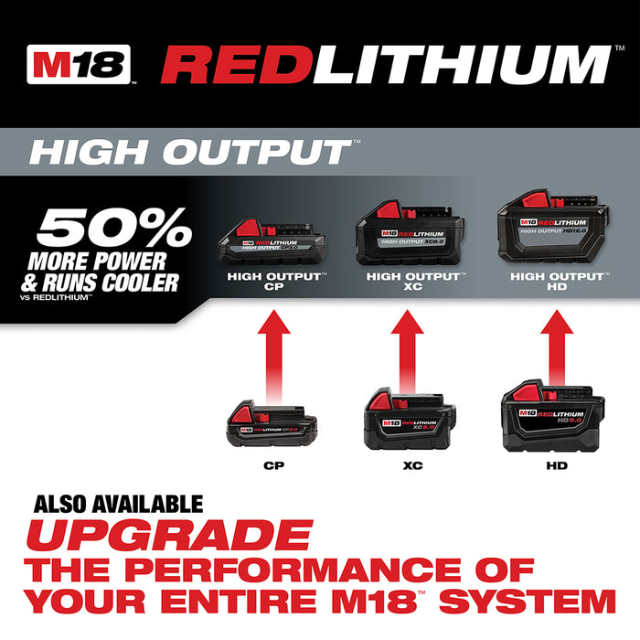 Milwaukee 48-11-1850 M18 18V 5.0Ah REDLITHIUM XC Extended Capacity Battery