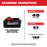 Milwaukee M18 18V 4 Piece Battery Kit w/ 2-8 AH and 2-6 AH Batteries