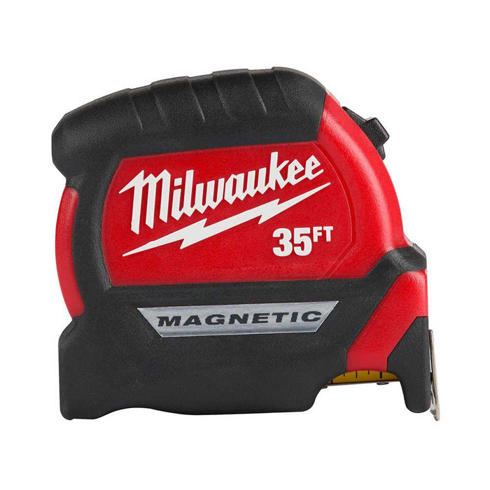 Milwaukee 48-22-0335 35' Compact Wide Blade Anti-Tear Megnetic Tape Measure
