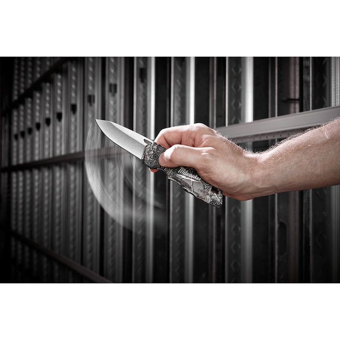 Milwaukee 48-22-1524 FASTBACK Camo Folding Pocket Knife