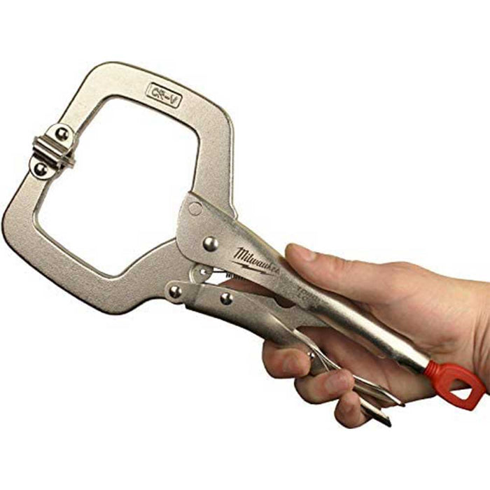 Milwaukee 48-22-3521 11" Torque-Lock Locking C-Clamp Swivel Jaw Pliers
