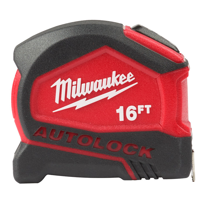 Milwaukee 48-22-6816 16' Compact Heavy Duty Auto Lock Tape