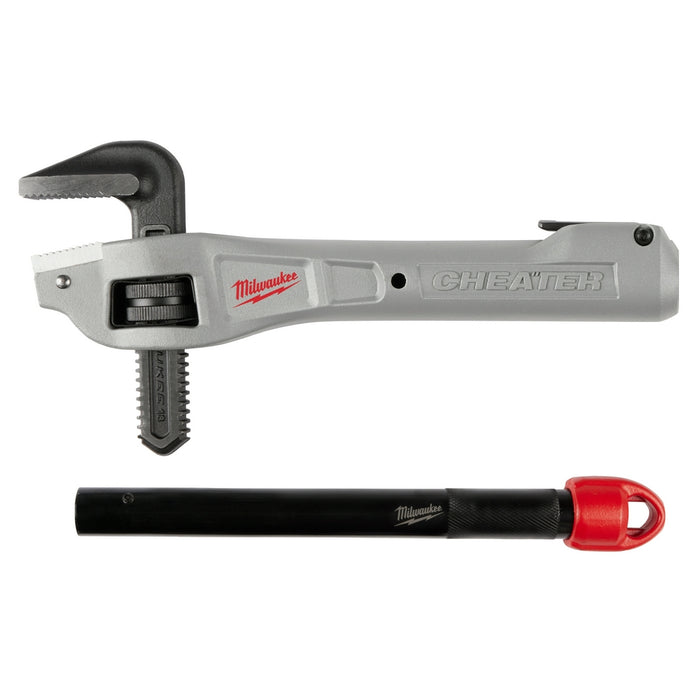 Milwaukee 48-22-7322 CHEATER Aluminum Offset Adaptable Pipe Wrench w/Quick Slide