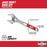 Milwaukee 48-22-7412 12-Inch Parallel Jaw Ergonomic Handle Adjustable Wrench