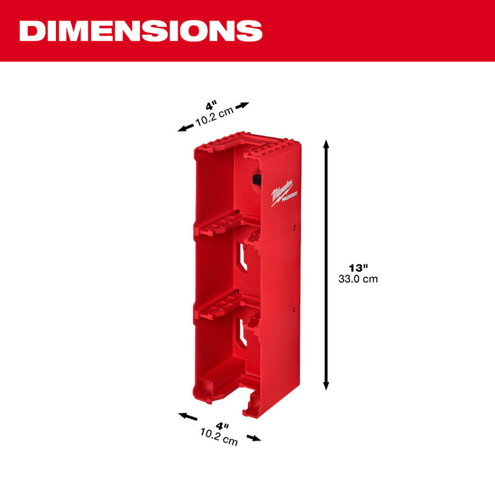 Milwaukee 48-22-8339 M18 PACKOUT Durable Battery Holder Storage System