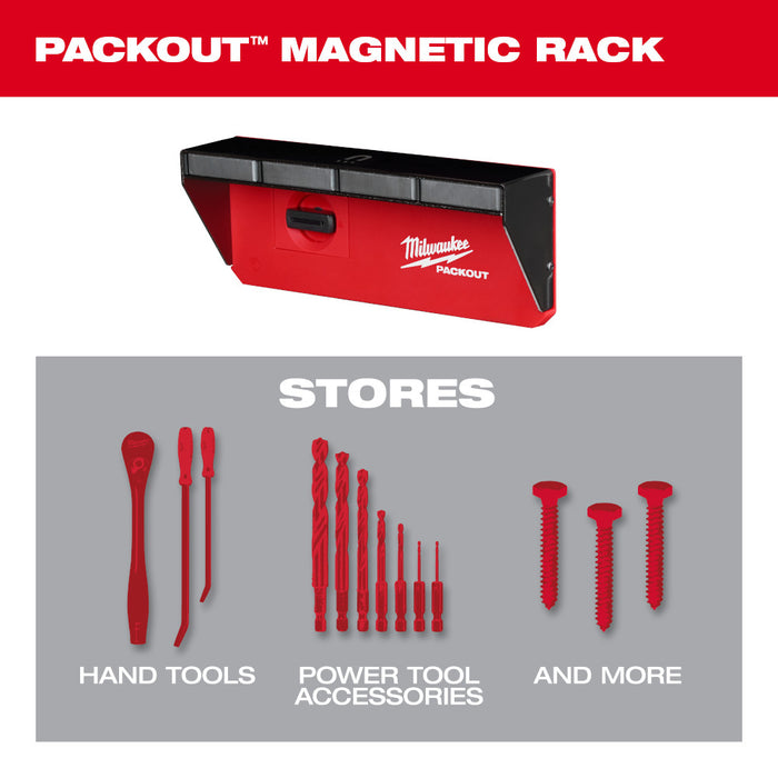 Milwaukee 48-22-8346 PACKOUT Magnetic Wall Mounted Rack