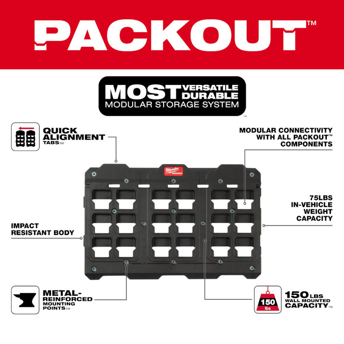 Milwaukee 48-22-84CHK Shop PACKOUT Heavy Duty Cabinet Hook Kit