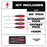 Milwaukee 48-22-9215 Heavy Duty Durable Hook and Pick Set - 4 PC