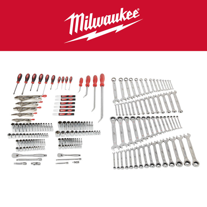 Milwaukee 48-22-9489 Heavy Duty Metric/SAE Mechanics Tool Set 191 PC