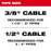 Milwaukee 48-53-2778 1/2" x 75' Durable Inner Core Cable