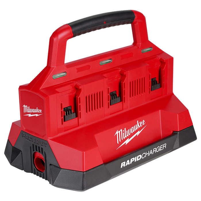 Milwaukee 48-59-1809 M18 PACKOUT 18V Six Bay Rapid Charger w/ REDLINK