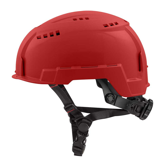 Milwaukee 48-73-1308 Red Vented Class C Type 2 Safety Helmet w/ BOLT