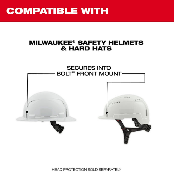 Milwaukee 48-73-1410 BOLT Clear Dual Coat Eye Visor for Milwaukee Safety Helmet