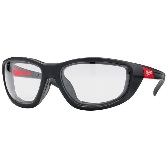 Milwaukee 48-73-2040 Performance Clear Safety Glasses w/Gasket Fog-Free Lenses