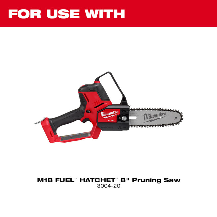 Milwaukee 49-16-2750 8" Pruning Saw Chain for M18 FUEL HATCHET Pruning Saw