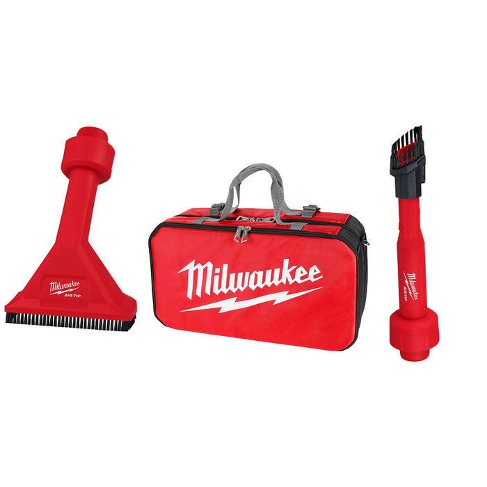 Milwaukee 49-90-KIT5 AIR-TIP Rocking Utility Nozzle/2-in-1 Utility Brush/Bag Kit