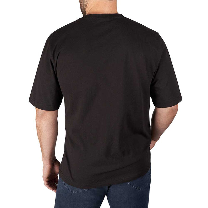 Milwaukee 601B-XL Heavy Duty Pocket T-Shirt Short Sleeve Black - XL