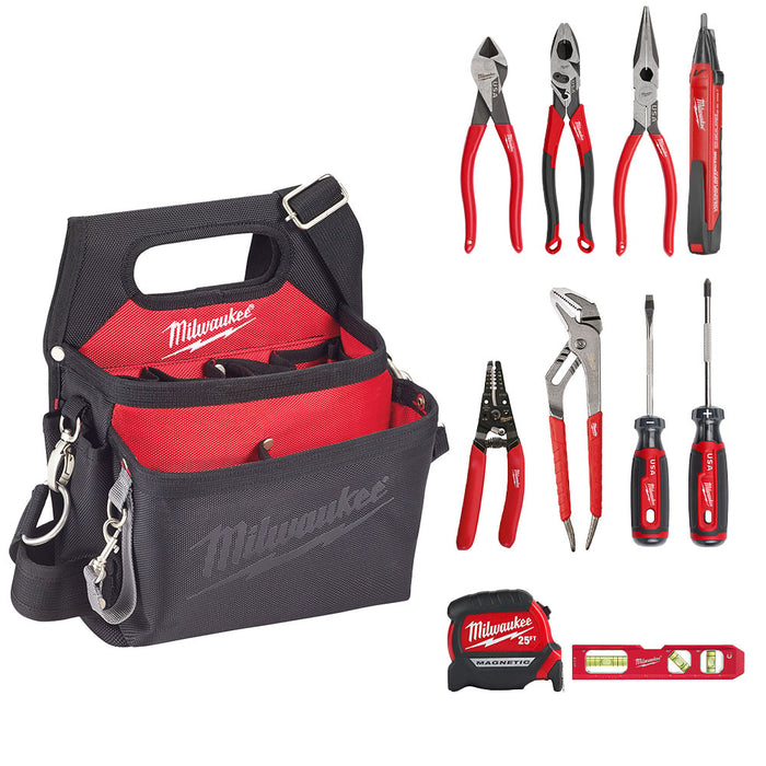 Milwaukee EKIT6 Electricians Kit with Pouch - 11 PC