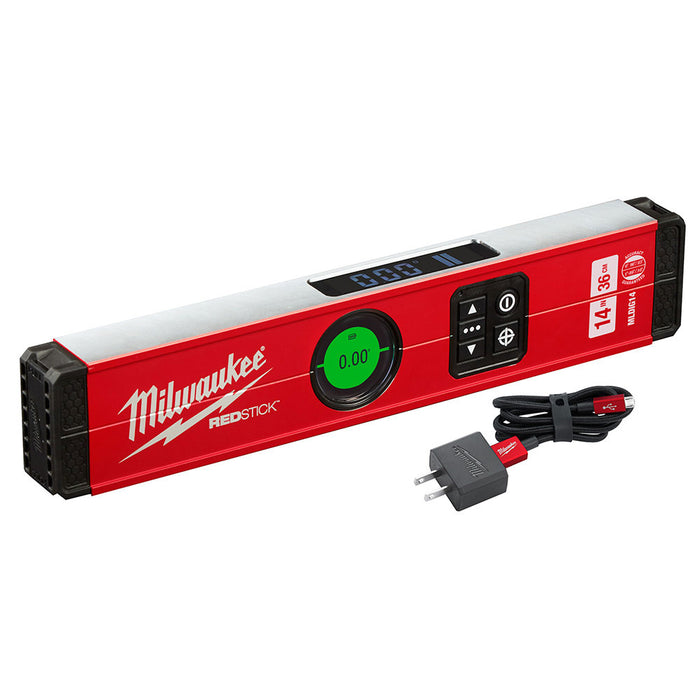 Milwaukee MLDIG14 14" REDSTICK Digital Level w/ PIN-POINT Measurement Technology
