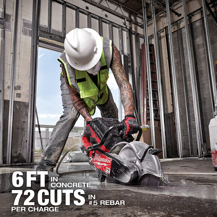 Milwaukee MX FUEL Lithium-Ion Cordless 14 in. Cut Off Saw Concrete Kit with (1) Battery and Charger - 5