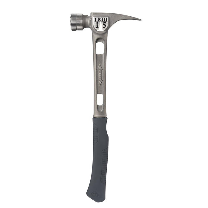 Stiletto TB3MC 15 oz Ti-Bone III Titanium Hammer with Milled Face Curved Handle
