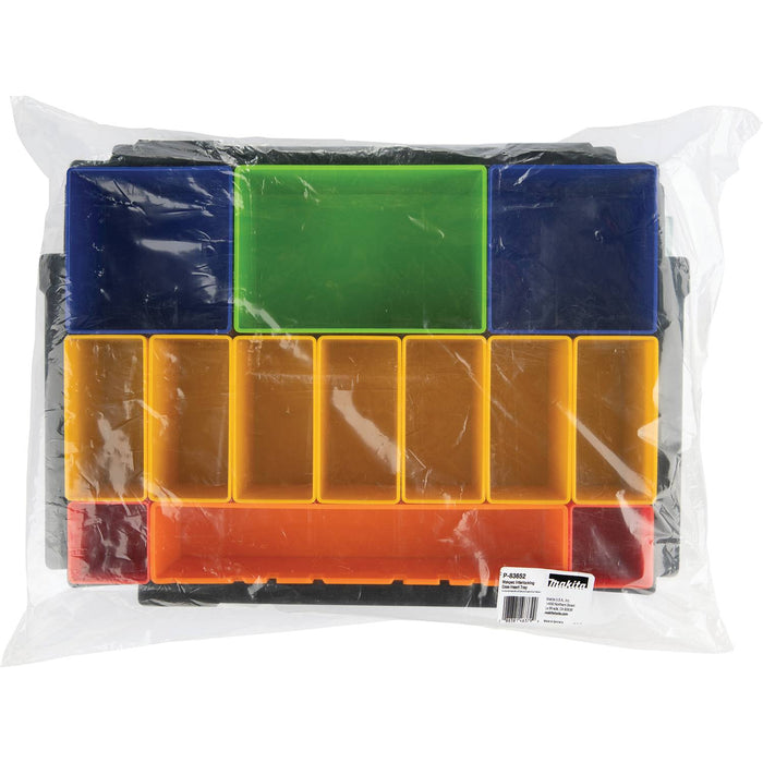 Makita P-83652 MAKPAC Interlocking Case Tray w/ Colored Compartments, Foam Lid