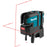 Makita SK106DNAX 12 volt 2.0Ah CXT Cordless Self-Leveling 4 Point Red Laser Kit