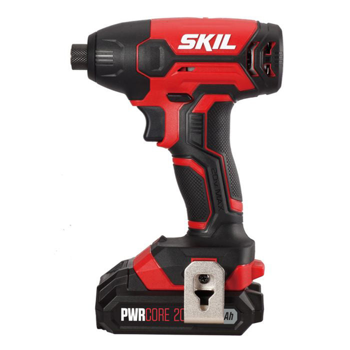 Skil ID572702 20V 1/4 Inch Hex Impact Driver Kit with PWRCORE Lithium Battery