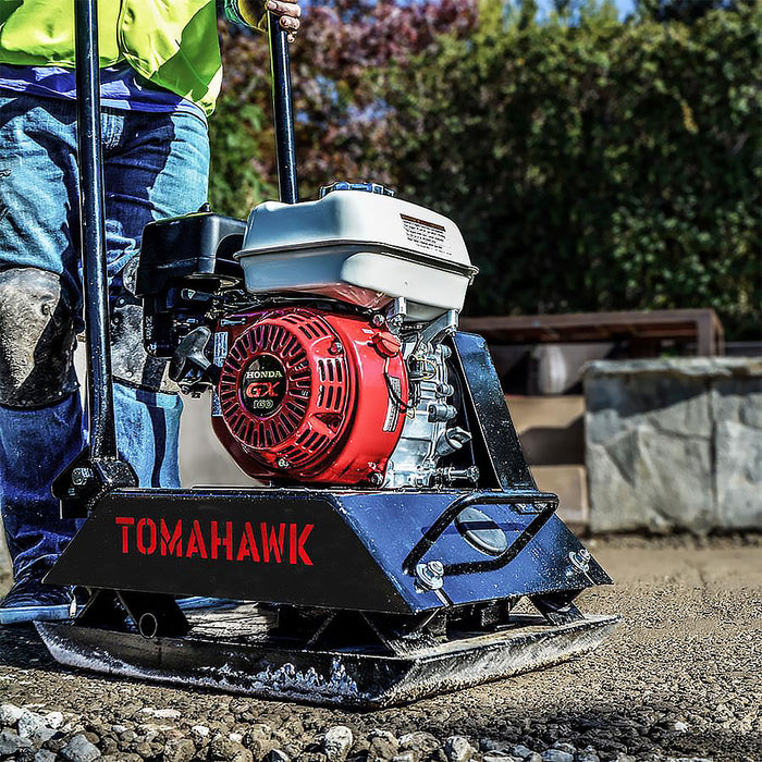 Tomahawk Power TPC80H 5.5 HP GX160 Honda Vibratory Plate Soil Compactor Tamper